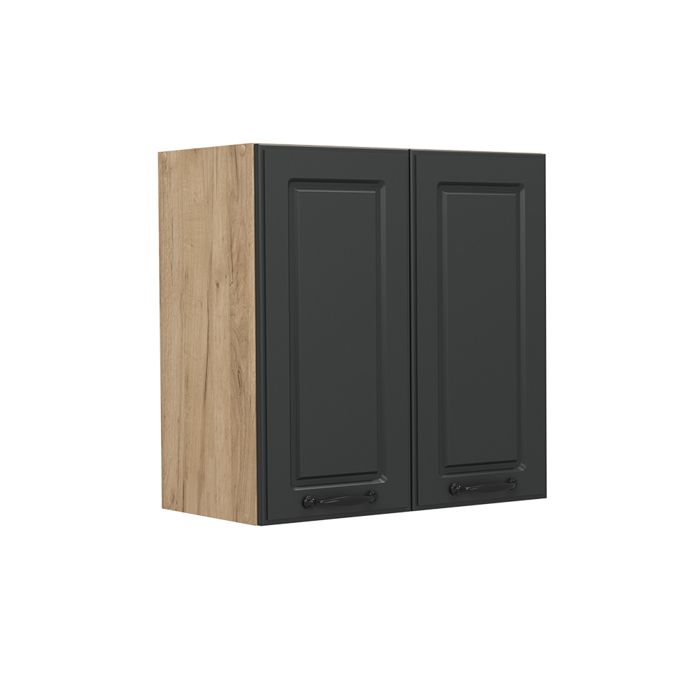 Elément haut de cuisine R-Line 60cm Anthracite campagne/Chêne de force doré Vicco 53972