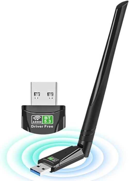 Dbi Computer Cable RUIZHI Clé WiFi 6 Bluetooth pour PC, AX900M Adaptateur Wi-Fi double ...