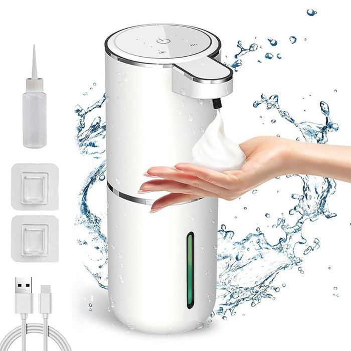 Distributeur de savon automatique - HONO - JORMFTTE - 380 ml - Capteur infrarouge sans contact - USB rechargeable