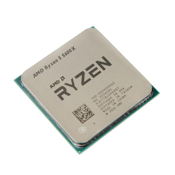 Processeur Ryzen 5 5600X Socket AM4 6 cœurs 12 threads 3.7 GHz 32 Mo L3 65W TDP - Amd