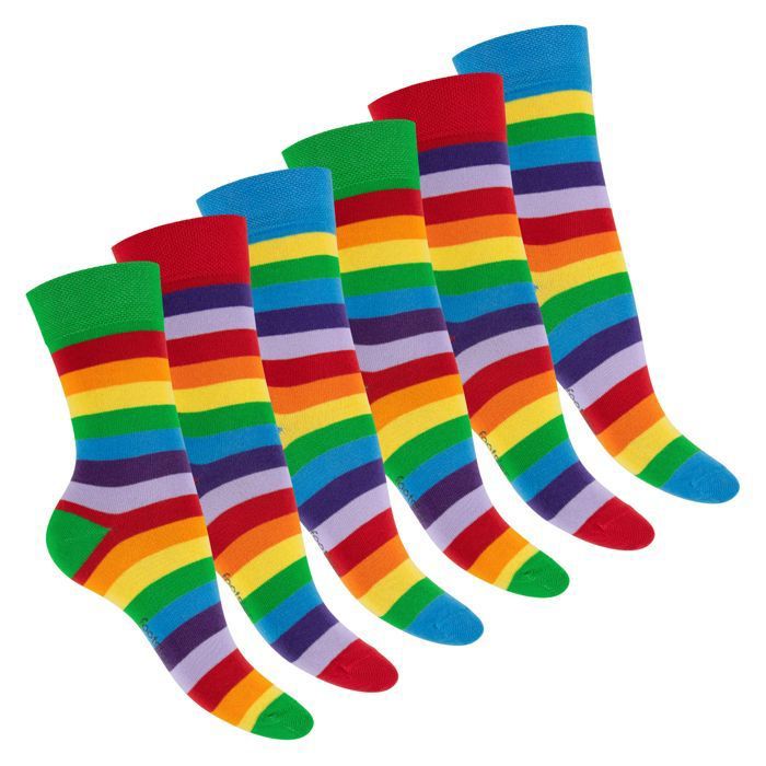 Lot 6 Chaussettes Peluche Footstar - Chaudes Antidérapantes Homme Femme