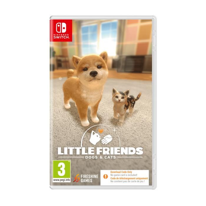 Little Friends Dogs and Cats SWITCH Code de téléchargement Neuf