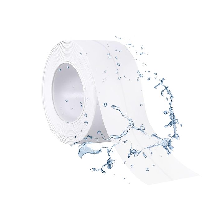 2 Rouleaux De Joint Silicone Blanc Auto-adhésif Anti-moisissure - Pour Salle De Bain