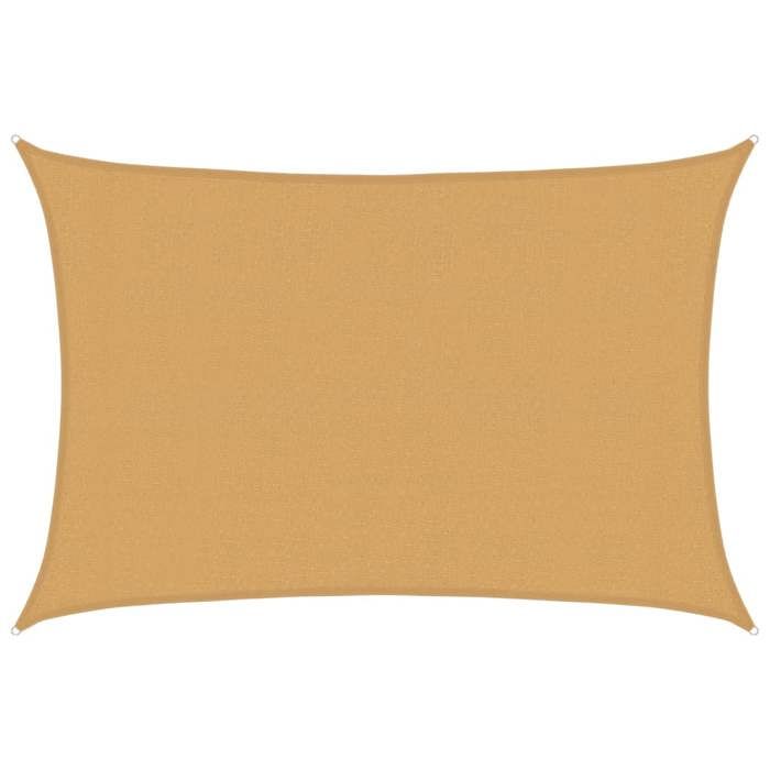 Vidaxl Voile dombrage 160 g/m² rectangulaire sable 3x5 - vue 2