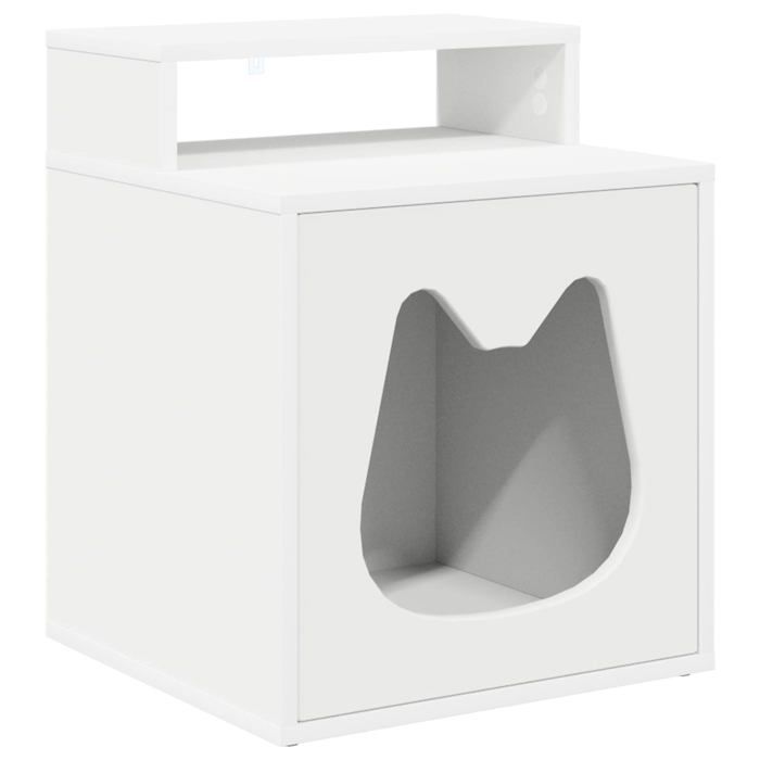 Maison pour chat moderne - vidaXL - 42 5x40x52 5 cm - Bois dingénierie - Design rectangulaire - Usage intérieur Maison pour chat moderne - vidaXL - 42 5x40x52 5 cm - Bois dingénierie - Design rectangulaire - Usage intérieur