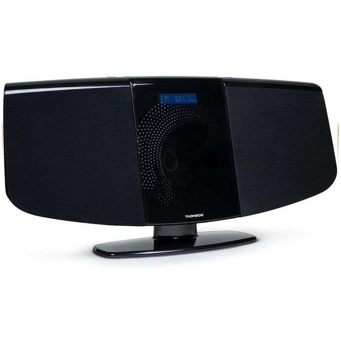 THOMSON Micro chaîne MIC400BT Bluetooth 5.3 Radio FM Réveil Vintage CD USB AUX Télécommande - vue 2
