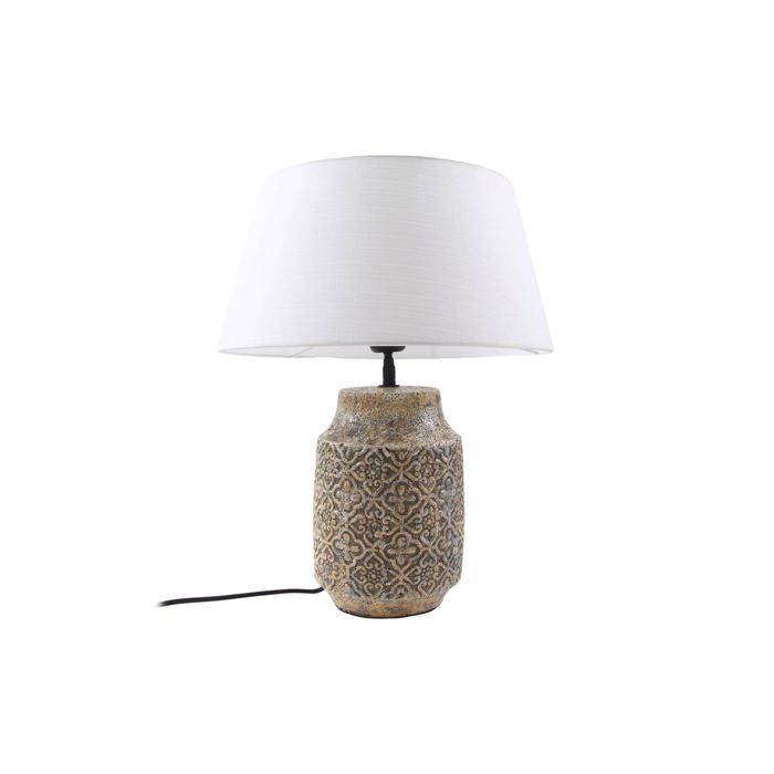 Lampe à poser - Lindby - lampe de chevet - Céramique Tissu textile - blanc beige Lampe à poser - Lindby - lampe de chevet - Céramique Tissu textile - blanc beige