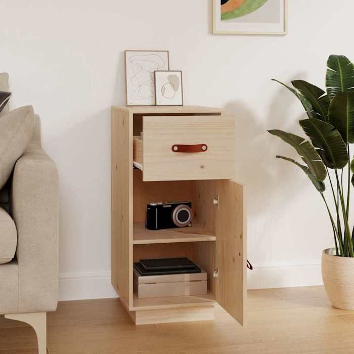 vidaXL Meuble rangement - Buffet 34x40x75 cm Bois massif de pin poisd:10.76kg &2011