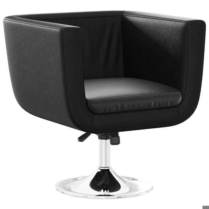 Mode Chaise de bar Noir Similicuir - Pour adulte ou enfant - Poids maximal: 110 kg/siège_12786
