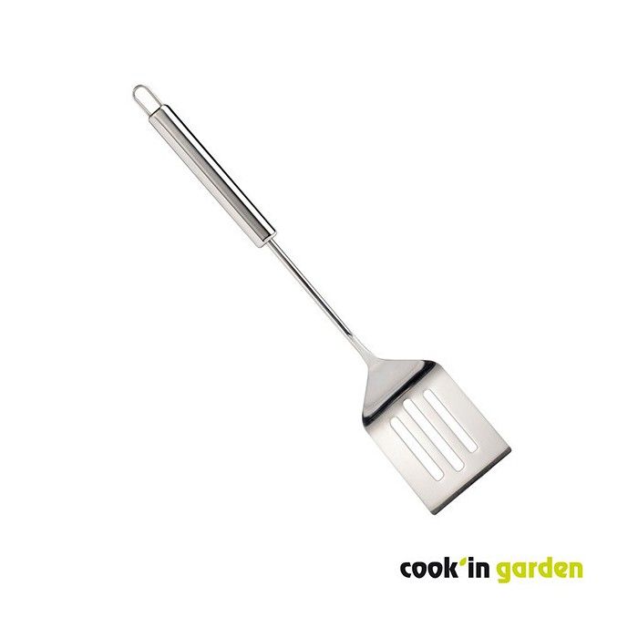 Spatule En Inox Cook'in Garden - Modèle AC150 - Pour Plancha Et Barbecue - Dimensions 26x10cm