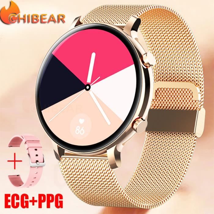 Montre connectée femme bracelet maille sales