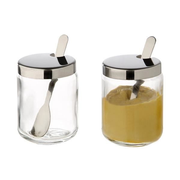 2 Pots à Cotons-tiges Transparents Avec Couvercle - Style Apothicaire Pour Salle De Bain Ou Coiffeuse