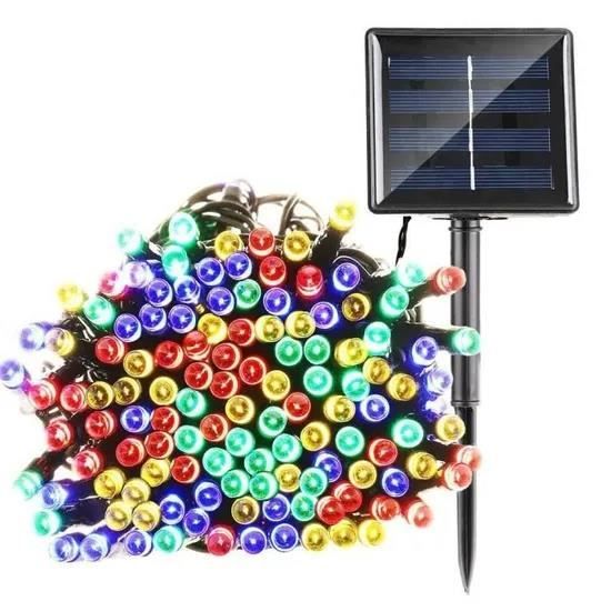 Guirlande Lumineuse Solaire 80 Lanterne Led Blanc Chaud Lumiere Decorative Exterieur Pour Jardin Terrasse Mariage Fete Achat Vente Guirlande Lumineuse Solaire Cdiscount
