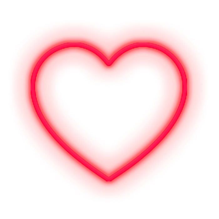 Led Coeur Rouge Applique murale coeur pas cher