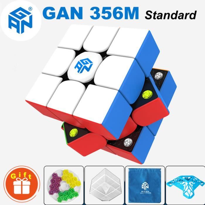 GAN 356X v2, 3x3 Cubo Mágico Speed Puzzle de Gans Magnético Cube