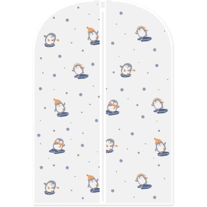 Housses De Protection Vêtements - Lot De 10, Transparentes, Anti-poussière, Anti-mites