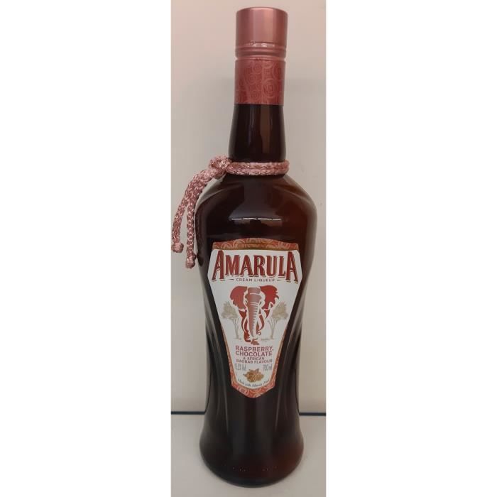 Amarula Raspberry, Chocolate & African Baobab Flavour 15,5% vol. Cream  Liqueur 70cl - La cave Cdiscount