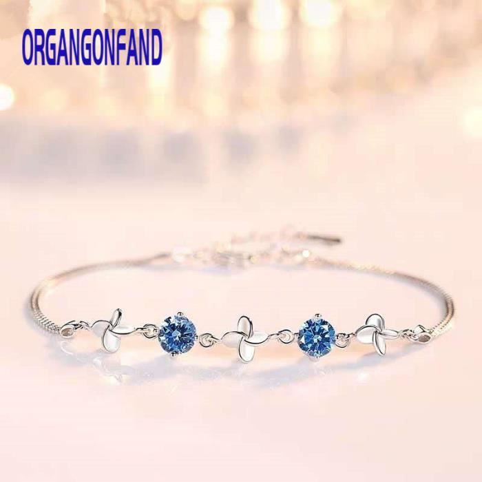 bracelet femme trefle