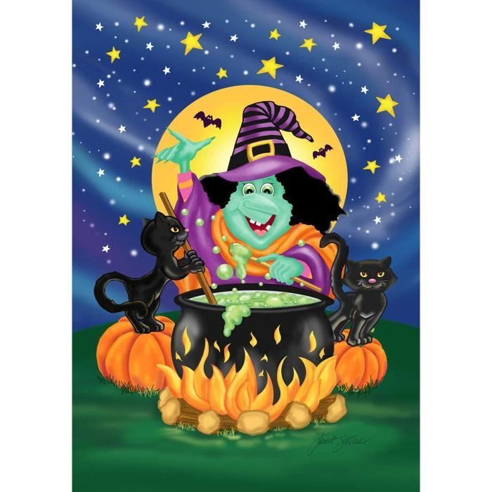 PRETYZOOM Chaudron de sorcière Halloween Bonbons Seau Chaudron en