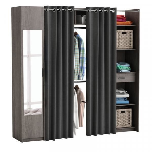 Amenagement De Dressing Extensible Noho Bois Bois L 165