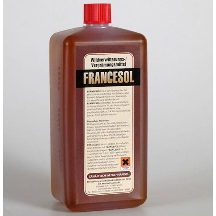 Répulsif professionnel pour sanglier Francesol 1 litre - Répulsif efficace  pour la prévention des dommages causés par les sangliers - Cdiscount