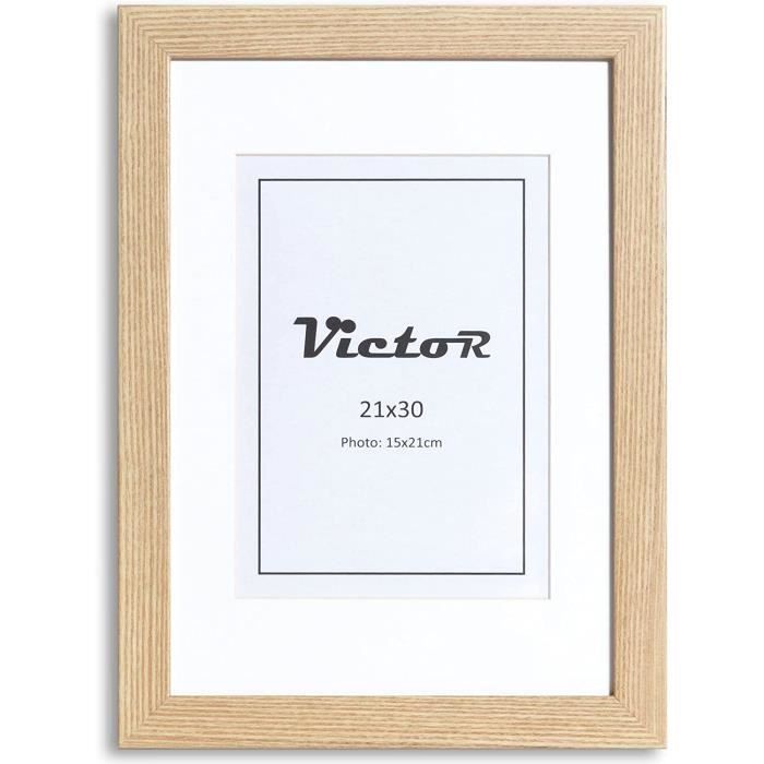 Walther Design Picture Frame Black 30 X 40 Cm With PassepArtout, Home Wooden Frame HO040B