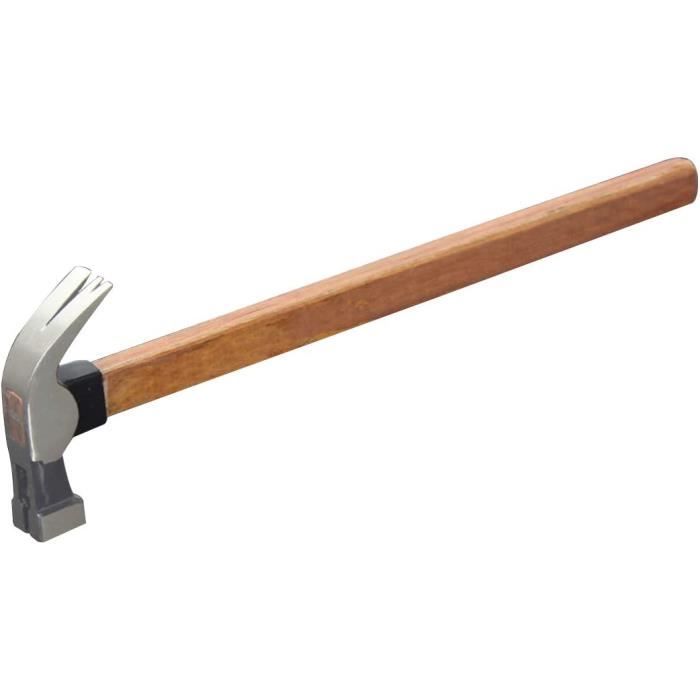 Marteau Arrache-Clou Pliable - Griffe Réglable - Acier Carbone - Outil Multifonction Bricolage Menuiserie