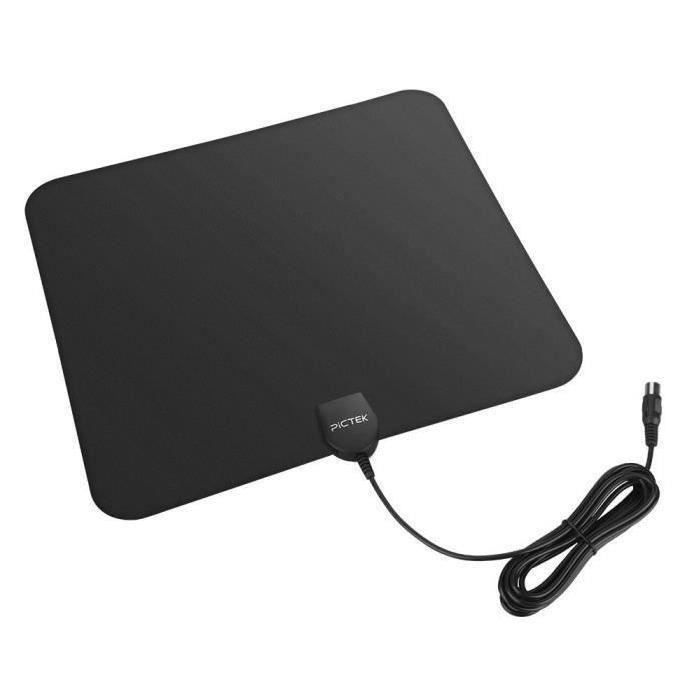 JD005 Antenne TV Interieur Puissante 50 Mile Antenne TNT Intérieure, HDTV  Antennes Amplifiée (Noir) - antenne rateau, avis et prix pas cher -  Cdiscount