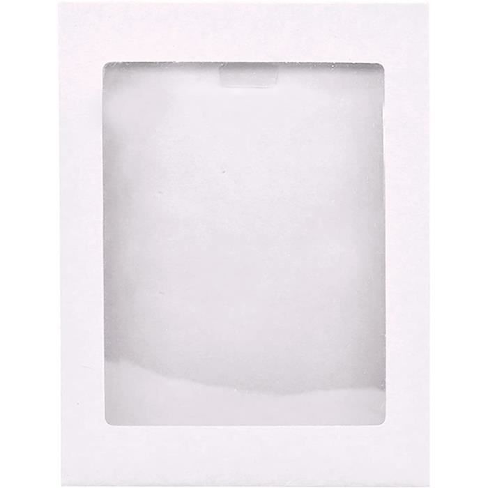 Lot De 30 Boîtes Cadeaux En Papier Kraft Blanc 6.5x6.5x4.5cm - Avec Ruban Marron, Pour Emballer Chocolats, Bijoux, Petits Cadeaux !