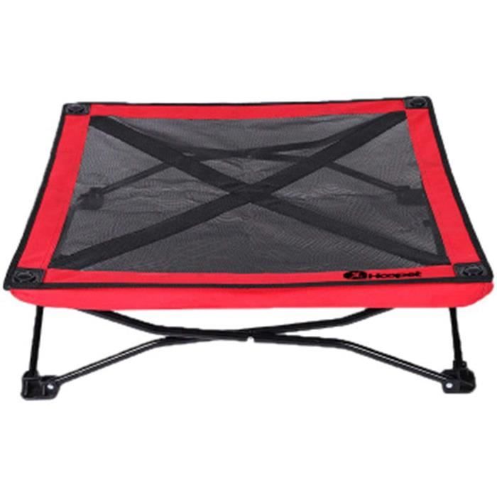 Meilleurs prix pour Lit De Camp Animal Chien,Lit pour Chien SuréLevé Pliable Maille De Refroidissement RéSistante à La DéChirure LéGèRe Et Portable