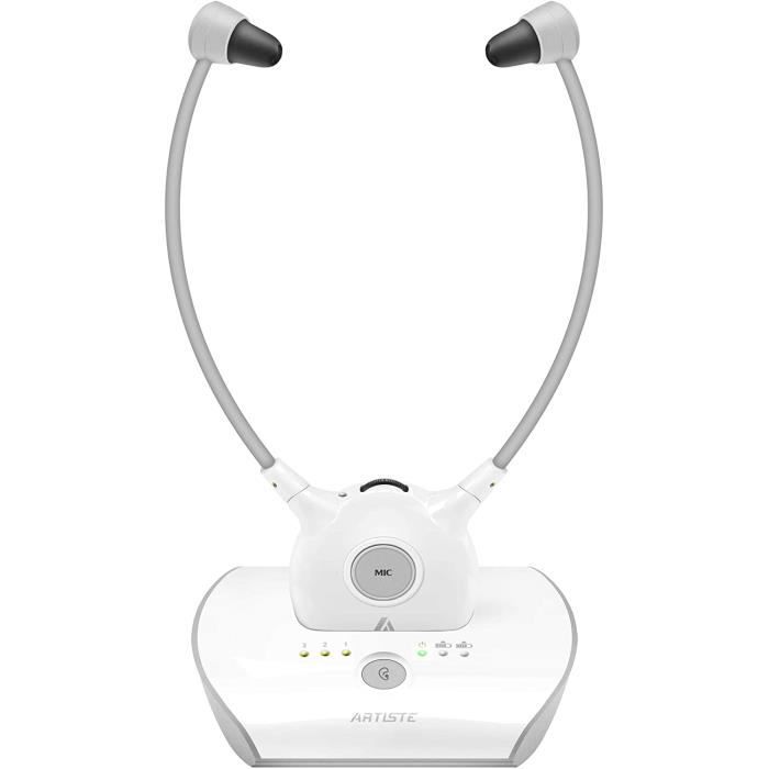 Écouteur Bluetooth ARTISTE APH100 Casque sans Fil pour Teacuteleacuteviseur  24GHz Casque TV sans Fil pour Personnes acircgeacute1599 - Cdiscount TV Son  Photo