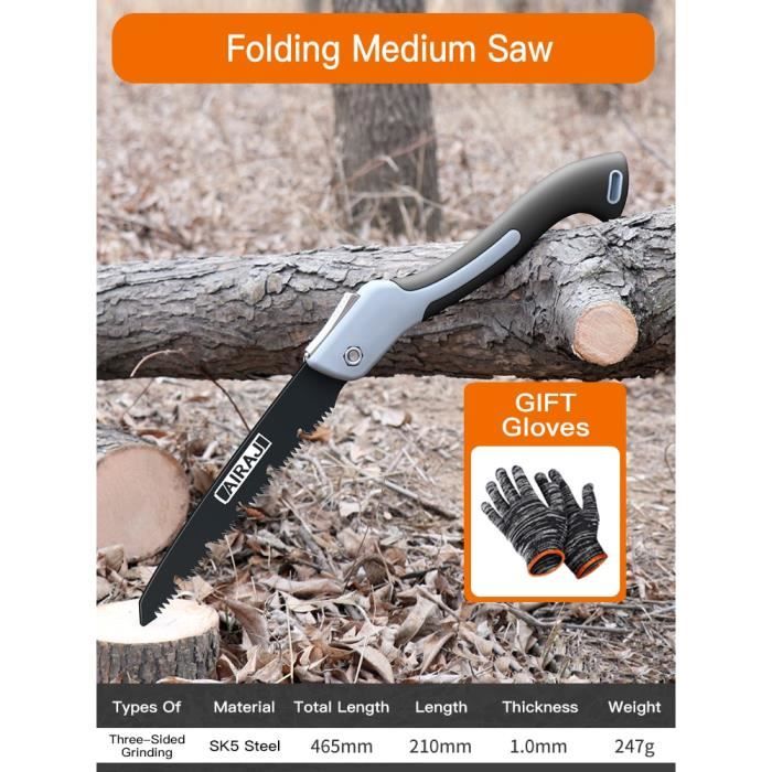 Scie pliante Backwoods - Outil de coupe d'extérieur | Durable et portable – Mountain Lab Canada