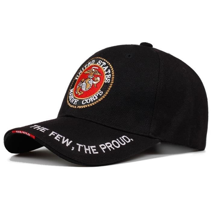 Casquette Baseball FBI Brodée - Coton Réglable - Unisexe Hip Hop - Navy