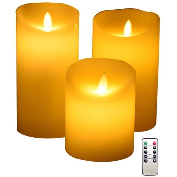 Bougies LED Bougie LED Flamme Vacillante Fausse Bougie Flamme