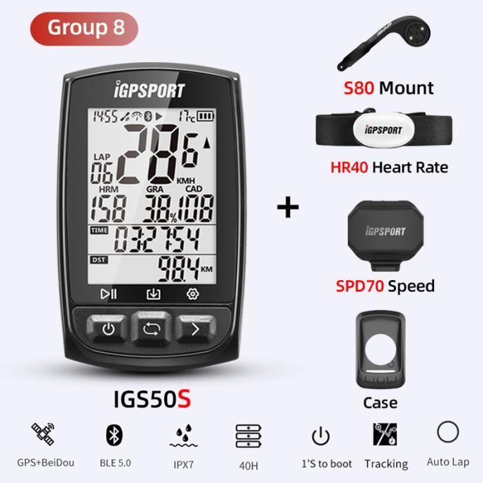 Ordinateur De Vélo Sans Fil, Compteur De Vitesse LCD, Kilométrage étanche, Noir
