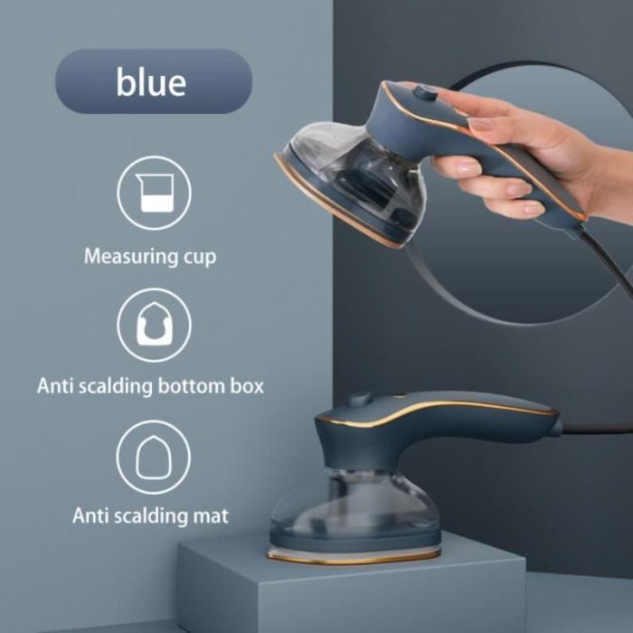 Défroisseur Voyage Portable Colexy – Mini Fer Rotatif 180°, Anti-Goutte, Chauffe Rapide 3 Min – Idéal Maison, Bureau & Déplacements