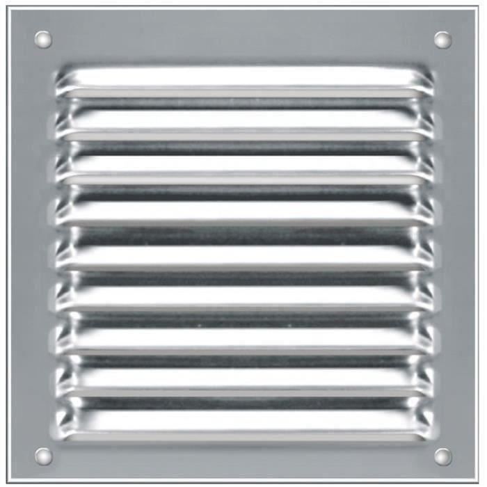 Grille d'aération métallique - 150x150 mm