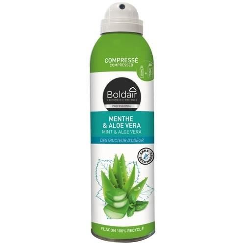 Désodorisant d'intérieur BOLDAIR Compressé Destructeurs d'odeurs & parfumant Vapo 250ml Parfum et aloé vera