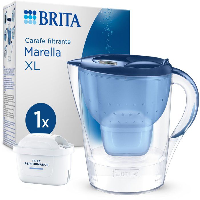 BRITA - Carafe filtrante - MAXTRA - Marella XL bleue