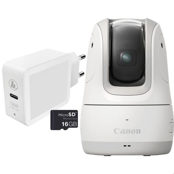 Appareil photo CANON Compact PowerShot PX Blanc - Zoom optique 3x - WiFi et Bluetooth - Vidéo Full HD