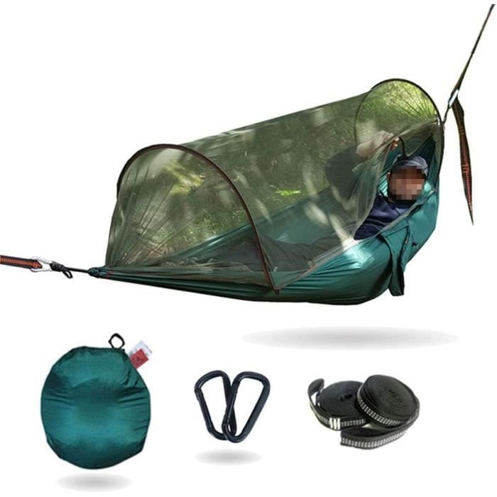 Hamac Double Avec Moustiquaire - Ultra Léger Pour Camping Et Randonnée - Support 200kg