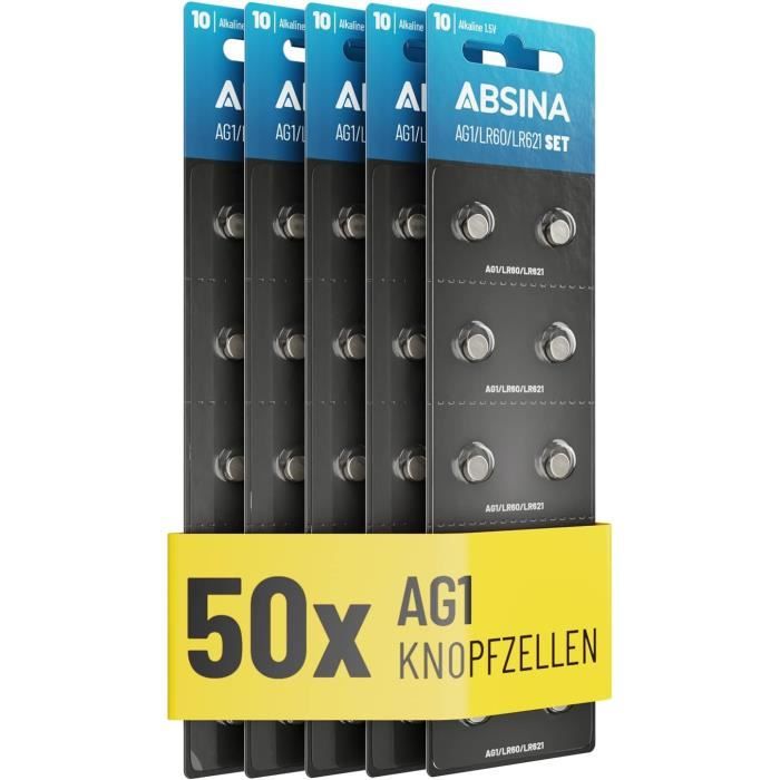 10 batterie a bottone AG1, 1,55 V, LR621, LR60, SR621SW, SR60, SR60L, SR60, L621, batterie a bottone di ricambio per orologio 10 batterie a bottone AG1, 1,55 V, LR621, LR60, SR621SW, SR60, SR60L, SR60, L621, batterie a bottone di ricambio per orologio