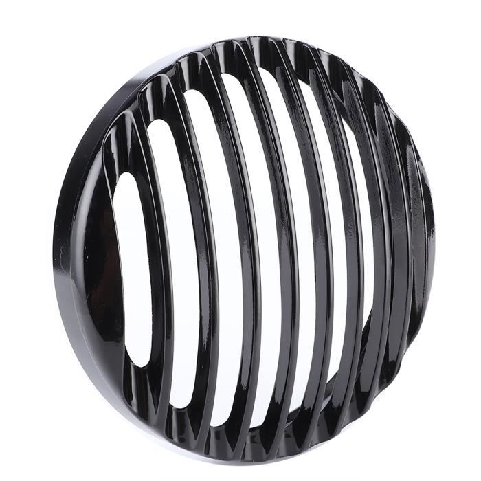 Cache Phare Noir Pour Harley Sportster XL883 / XL1200 Cafe 2004-2012 - Neuf, Avant, Style Grill