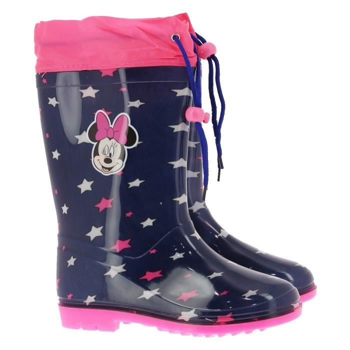botte de pluie rose femme