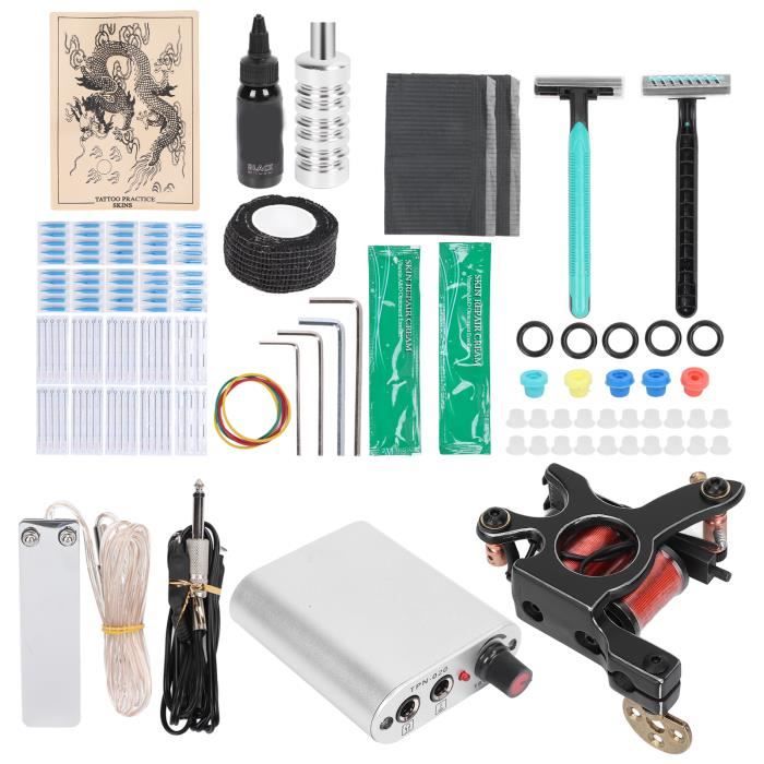 EBTOOLS Kit de tatouage pour débutant Kit de machine à tatouer Kit de tatouage complet