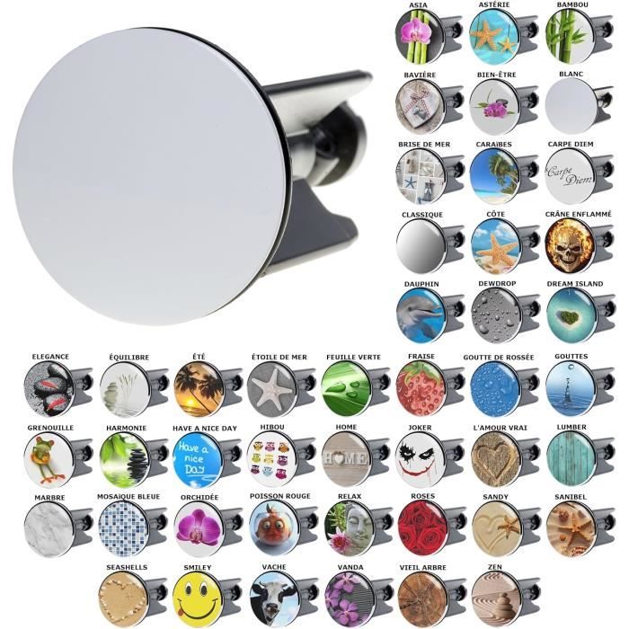Bonde De Lavabo Sanilo - Universel, Réglable En Hauteur, Tête En Laiton Chromé, Design élégant - 11