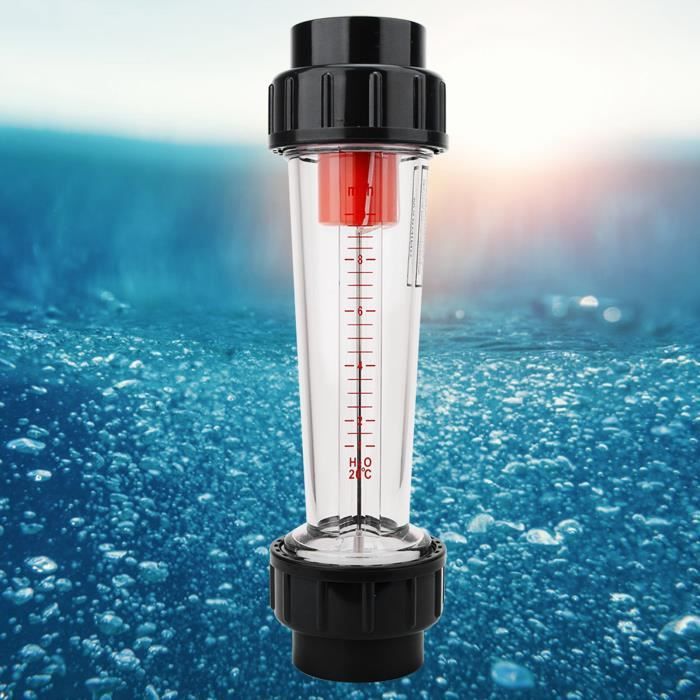 EJ.life Débitmètre à tube LZS-50 (D) Débitmètre liquide de type tube en ...
