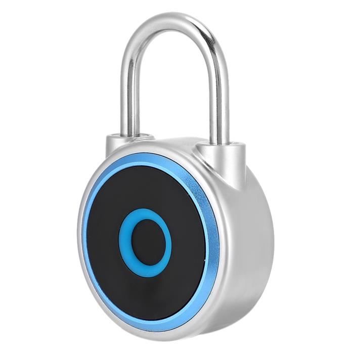 Cadenas à Empreinte Digitale Cadenas Rond Intelligent à Empreintes