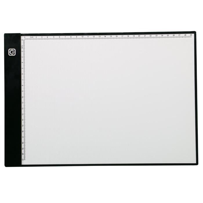Tablette Lumineuse LED A4 Réglable - Idéale Pour Dessin, Calligraphie, Tatouage Et Travaux Créatifs !