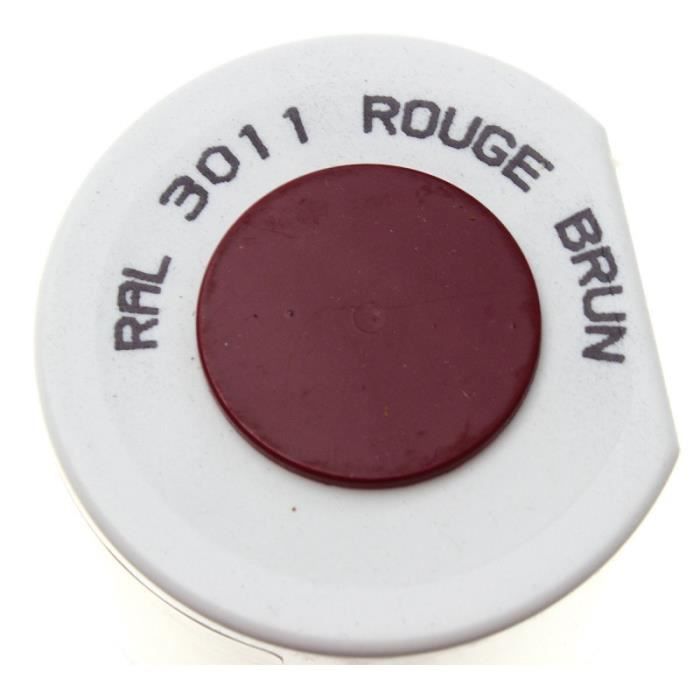 Bombe de peinture Rouge brun RAL3011 - Ferry